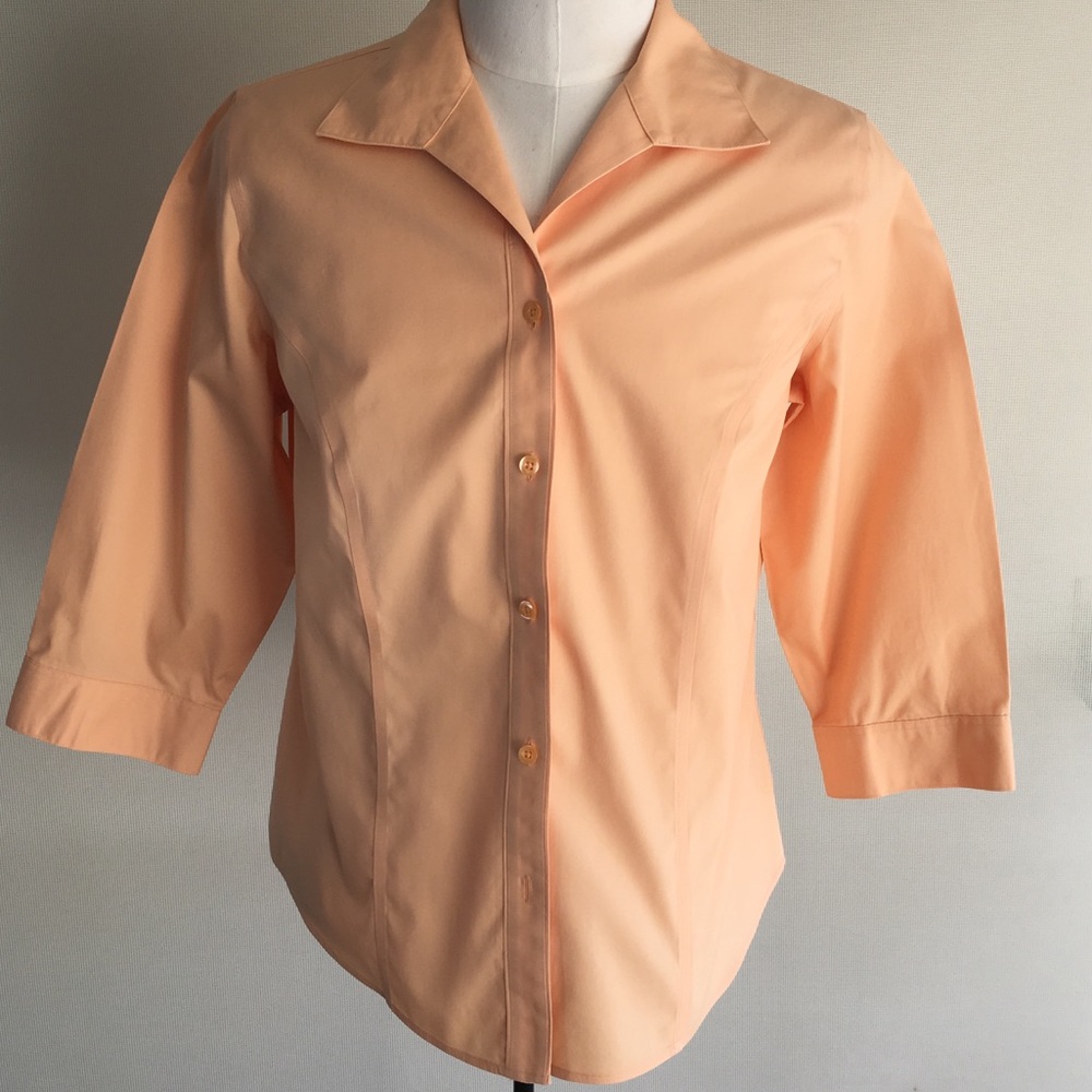 Chico's No-Iron Cotton Shirt  Size 2